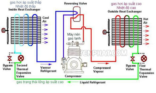 cấu tạo máy lạnh tủ đứng