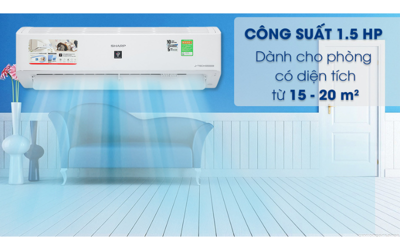 may-lanh-dieu-hoa-sharp-inverter-15hp-model-ahxp13ymw