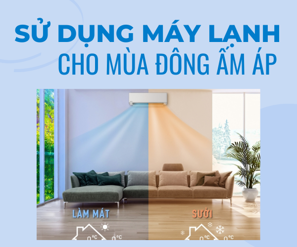 Sử dụng điều hòa Panasonic để ngôi nhà được ấm áp và trong lành