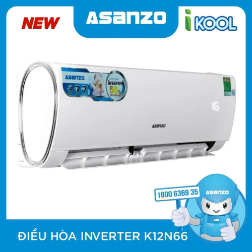 MÁY LẠNH ĐIỀU HÒA KHÔNG KHÍ INVERTER ASANZO 1.5HP MODEL K12N66