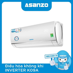 MÁY LẠNH ĐIỀU HÒA KHÔNG KHÍ ASANZO 1HP INVERTER K09A